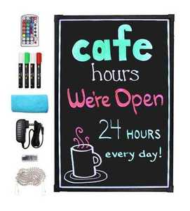 Новое изобретение, 2024, лучшие высокотехнологичные продукты с регулируемой яркостью, Светодиодная доска для письменного меню, светодиодная цветная панель с дисплеем, световая пластина, стеклянная основа - Product Image 2