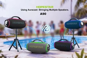 Altavoz Inalámbrico Portátil A90 de 700W con Woofer de Alta Potencia, Máquina de <span class=keywords><strong>Karaoke</strong></span> para Exteriores con Micrófono Inalámbrico - Product Image 4