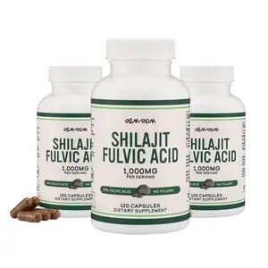 Оптовая продажа, капсулы Shilajit, премиальные, объемные, энергетические, с 50% Fulvic Acid T-Health, поддержка Shilajit, Капсулы 500 мг