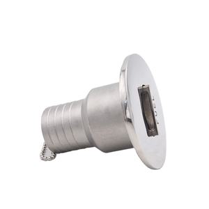 Logo personnalisé 316 Remplisseur de pont en acier inoxydable 2 "Anneau Couvercle de <span class=keywords><strong>trappe</strong></span> de carburant Nouveau matériel marin pour bateaux - Product Image 4