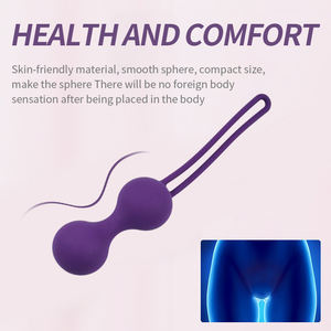 Sexbay mujeres venden bolas de silicona Kegel para ejercicio de estiramiento vaginal control de la vejiga de las mujeres después del embarazo del suelo pélvico - Product Image 5