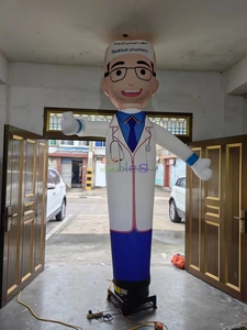Muñeco Inflable Personalizado para Exteriores, Bailarín de Aire con Forma de Doctor, Bailarín del <span class=keywords><strong>Cielo</strong></span> para Hospitales, Publicidad Inflable - Product Image 3