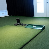 Tapis d'entraînement de golf de pratique de frappe de simulateur de balançoire de gazon en PE durable