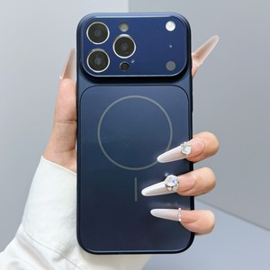 Ốp điện thoại kính mờ màu gốc AG cho <span class=keywords><strong>iPhone</strong></span> 17 16 15 14 Pro Max, chống sốc từ tính, bảo vệ ống kính phía sau - Product Image 2