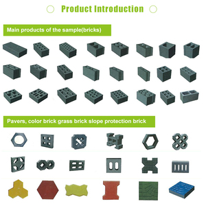 Tự động sàn cao su gạch Máy làm sàn xi măng gạch làm máy móc sàn gạch làm máy móc - Product Image 2