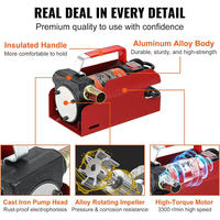 Pompe de transfert de carburant Diesel électrique auto-amorçante de débit Portable DC12V/24V 40LPM avec couvercle robuste
