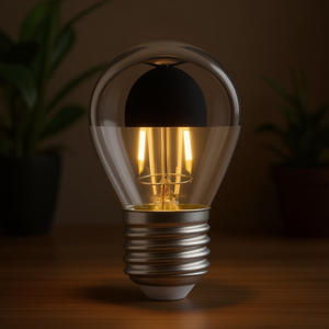 หลอดไฟ LED E27 4W แบบฟิลาเมนต์ทรงแบน แสงวอร์มไลท์ สำหรับใช้ภายในอาคาร - Product Image 3