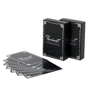 Cartes à jouer personnalisées Farinet 62x87mm, papier couché, coins arrondis, pour hôtels, bars, discothèques - Product Image 1