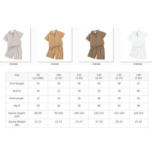 Ropa Infantil al por Mayor, Conjuntos de Ropa de Verano para Niños, Trajes de Moda para Niños Pequeños de Algodón Personalizados - Product Image 2