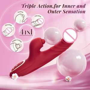 Vibrateur Lapin Magnétique USB de Haute Qualité à 10 Vitesses avec Anneau de Stimulation du Point G et Jouets Sexuels Dildo Jack - Product Image 4