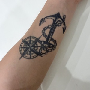Tatuaje Temporal Personalizado Resistente al Agua, Dura 2 Semanas, Dragón Azul Realista para <span class=keywords><strong>Brazo</strong></span>, Tatuaje Semipermanente <span class=keywords><strong>de</strong></span> Jagua Azul Oscuro para Cara y Cuerpo - Product Image 3