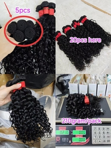 Promotion Letsfly 6,8$ 18 pouces Ondes d'eau 20 pièces 800 grammes 100% Cheveux Humains Bundles Extensions de Cheveux Brésiliens Vente en Gros 9A Disponible - Product Image 2