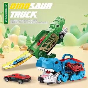 OEM ODM Tyrannosaurus Rex Transform camión Retrofit para recibir 6 contenedores <span class=keywords><strong>de</strong></span> coche <span class=keywords><strong>de</strong></span> <span class=keywords><strong>metal</strong></span> dinosaurio modelo <span class=keywords><strong>de</strong></span> camión <span class=keywords><strong>de</strong></span> transporte <span class=keywords><strong>de</strong></span> <span class=keywords><strong>Juguetes</strong></span> - Product Image 2