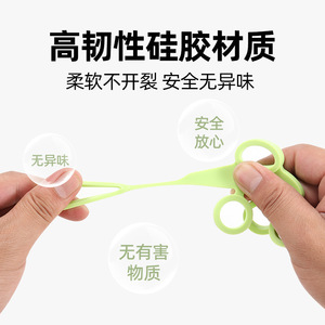Bandes de résistance en silicone Tf 10x8 cm pour l'entraînement de la force des mains, équipement de fitness et de mise en forme du corps - Product Image 4