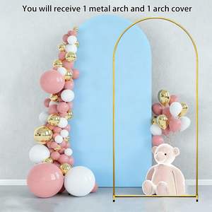 Fundas para Soportes de Fondo, Cubiertas Metálicas para Arcos de Boda, Decoración para Fiestas de Cumpleaños, Baby Showers y Ceremonias - Product Image 4