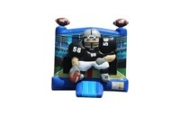 Castillo Inflable con Temática Deportiva de Béisbol 3D, 17x13x14 pies, de PVC Comercial, para Fiestas Infantiles y Eventos