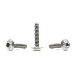 Alta qualidade ti apenas titânio parafuso torx cabeça flange M2 M3 M6 M8 motocicleta titânio parafuso - Product Image 4