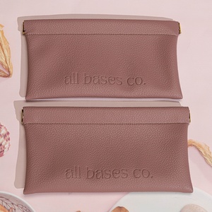 Customized <b>Makeup</b> Lipstick <b>Bag</b> Waterproof Pu Leather Cosmetic Travel Purse Coin Jewelry Pouch Luxury Leather <b>Makeup</b> <b>Bag</b> - Product Image 3