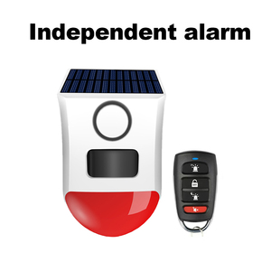 Nuevo detector de movimiento infrarrojo impermeable para exteriores con alarma de sensor <span class=keywords><strong>PIR</strong></span> independiente de sonido fuerte de 120dB - Product Image 2