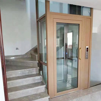 Ev kullanımı için elektrikli Mini hidrolik asansör 3 katlı 300kgs çekiş makinesi makaslı kaldırma ev tipi asansör ev mal asansörler