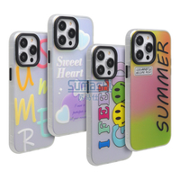 Logo personnalisé DIY photo arc-en-ciel dégradé laser coque de téléphone pour iphone 16 15 16 11 12 13 14 pro max