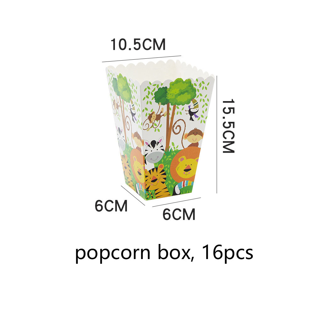 Boîte de pop-corn 16 pièces