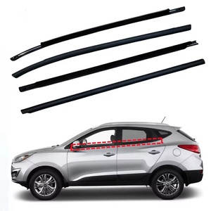 Guarnizione Esterna per Finestrini Auto, Set di 4 Pezzi, Gomma per Porte Esterne 83210-2S000 per Hyundai <span class=keywords><strong>Tuscon</strong></span> IX35 2010-2017 - Product Image 1