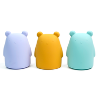 Haute qualité sûr sans Bpa forme animale dessin animé Silicone économie Pot Collection tirelire pour enfants bébé