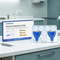 Smile Find Kit d'empreinte dentaire multi-usage avec plateau de moulage pour grillz dentaires et kit de moulage dentaire, marque privée