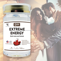 Cápsulas de raíz de Maca de etiquetas privadas OEM cápsulas Maxman de energía potente suplemento de Maca para aliviar el estrés