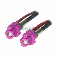 Cable LVDS de Alta Velocidad HSD de 4+2 Pines, Hembra a Hembra, con Código H para Cámara de Coche