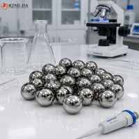 Billes de broyage en acier inoxydable pour moulin à billes, destinées à la transformation de poudres en laboratoire et à la préparation d'échantillons