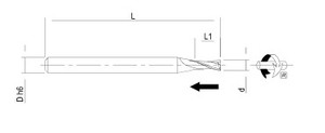 Microtools Solid Carbide Milling Cutters Positive Helix for <b>Electronic</b> PCB Boards Automotive Aerospace Microengineering Computer - Product Image 5