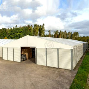 100 200 300 400 500 600 700 800 900 1000 ㎡ Metros cuadrados Marco de aleación de aluminio Tienda de almacén aislada para almacenamiento - Product Image 6