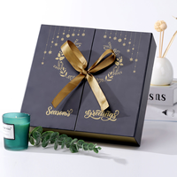 Calendrier de l'Avent personnalisé, boîte de calendrier de l'Avent de Noël en carton magnétique de luxe, emballage cadeau pour cosmétiques et produits de beauté