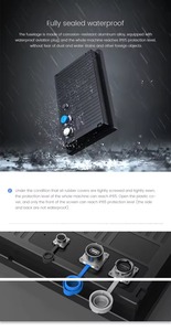 จอแสดงผล LCD แบบสัมผัสสำหรับงานอุตสาหกรรมกลางแจ้ง ขนาด 24 นิ้ว ความสว่าง 1500nits กันน้ำมาตรฐาน IP65 พร้อมพอร์ต USB สำหรับเครื่องหาปลา - Product Image 5