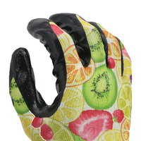 Guantes de Jardinería MaxiTough de Poliéster de Calibre 13, Recubiertos de Nitrilo en la Palma, Ligeros, para Trabajo Industrial y Ensamblaje