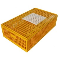 Jaulas de Plástico para Pollos, Cajas de Transporte para Pollos, Patos, Gansos, Conejos, Palomas - Granja Avícola