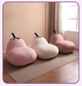 كرسي أريكة باذنجان مستدير ، مناسب لغرفة المعيشة وأرائك غرفة النوم ، أرائك مريحة وغير رسمية - Product Image 5