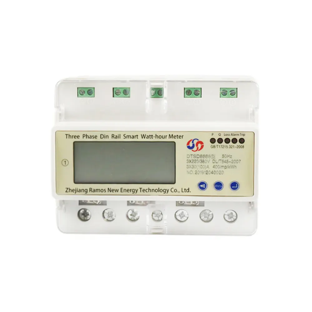 Chất lượng cao DC Energie Meter LCD hiển thị kWh Meter ba giai đoạn Power Meter