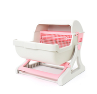 Accessoire pour bac à litière semi-automatique surdimensionné 10 kg en PP, type maison pour chat semi-fermée, pour litière séparée, 10 kg
