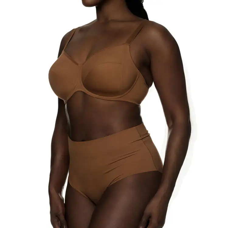 Accept ODM OEM Service Plus Size SkinTone 34 Bra size DD Full Coverage Cup Underwear Intimates Female Non Padded Bra