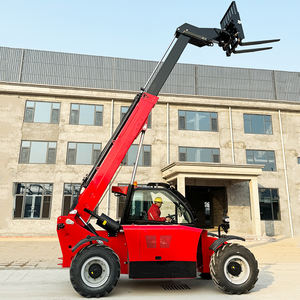 Chine Ventes d'usine Nouveau chariot télescopique 4WD 3 tonnes 4 tonnes 5 tonnes Chariot élévateur télescopique certifié CE Chargeur sur pneus - Product Image 2