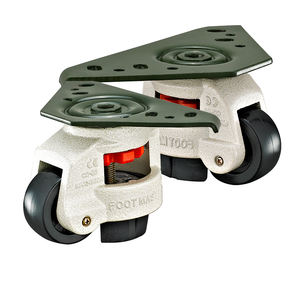 60F 80F 100F Nylon Industrial Nivelamento Rodízios Altura Ajustável Triângulo Placa Rodas Heavy Duty para Bancadas de Máquinas - Product Image 3