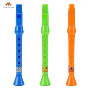 Colorful ABS Plastic Clarinet Early Education Musical Instruments Cartoon Animal Flute Toys for Kids Gifts