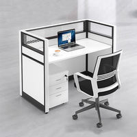 Meubles de bureau commerciaux au design moderne, postes de travail informatiques, cloisons, table de bureau pour 4 personnes, extensible, garantie de 5 ans