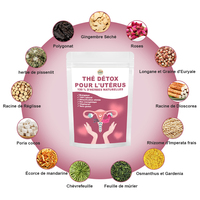 Formule 100% Naturelle pour les Crampes Menstruelles Soins Intimes et Équilibre Hormonal Thé de Nettoyage Utérin et Détoxification