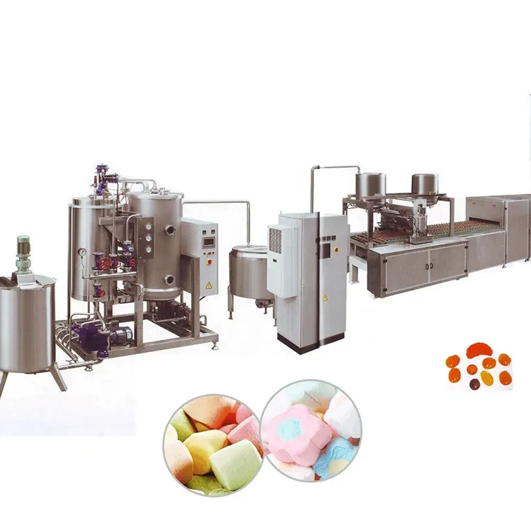 Factory Price fully automatic intelligent marshmallow machine candy depositing machine cotton candy making machine