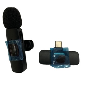 Plug and play K11 K8 K9 không dây Lavalier ve áo <span class=keywords><strong>Microphone</strong></span> cho Loại C <span class=keywords><strong>Bluetooth</strong></span> kép ve áo điện thoại mics cho yutuber - Product Image 1