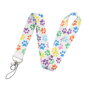 Customizable Nylon Lanyard with ID Card Holder & Dog Hook Washable